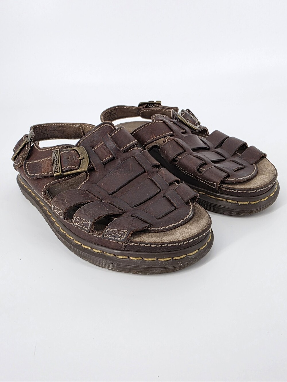 Dr. Martens AirWair Leather Fisherman Sandals, Sz 10